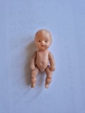 Papusa bebe bebelus Aradeanca, anii 70, 11 cm, fara haine