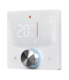 Termostat Inteligent de ambient, Pardoseala cu Rotita, Alb