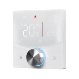 Termostat Inteligent de ambient, Pardoseala cu Rotita, Alb