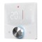 Termostat Inteligent de ambient, Pardoseala cu Rotita, Alb