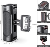 Mini m&acirc;ner lateral cu șuruburi duble 1/4-20 pentru cușca camerei DSLR