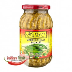 Mother's Recipe Green Chilli Pickle (Muraturi de Ardei Verde ) 500g