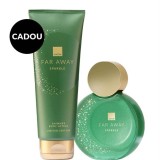 Far Away Sparkle &ndash; set cadou cu parfum și loțiune strălucitoare pentru o