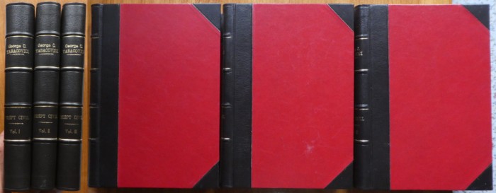 George Tabacovici, Prime elemente de drept civil, vol. 1 - 3, București, 1910-15