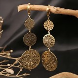 Cercei Mira Dama Eleganti Argintiu Piatra Cristal Tortita Metal Bijuterii