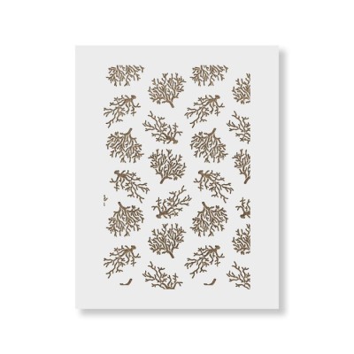 Sablon Perete vopsire, tencuiala 900x600x0.7mm Coral Refolosibil, model MXSP7112 foto