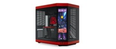 Carcasa HYTE Y70 Mid Tower BLACK CHERRY, Tempered Glass, Sloturi