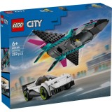 LEGO&reg; City - Avion cu reactie vs masina (60489)
