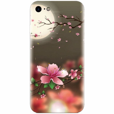 Husa silicon pentru Apple Iphone 7, Flowers 101 foto