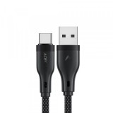 Cablu Date si Incarcare USB-A - USB-C Acefast C8-04, 18W, 1.2m, Negru