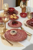 Keramika Set de vesela - Keraart Hatırat - 24 bucăți - 6 persoane - Stoneware