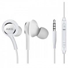 Casti Audio AKG EO-IG955 pentru Samsung S10, S10+, S9, S9+, S8, S8+, Jack,Alb
