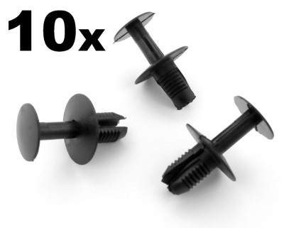 Set 10 buc clips fixare tapiterie, capitonaje Audi A2 A4 A6 A7 A8, BMW Seria 3 E30 E36 E46 E90, Seria 5 E39 E60, E38 E65/E66, F01, i3, X1 X3 X5, foto