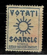 timbre fiscale -Votati Soarele-144 foto