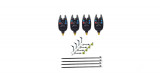 Set 4 senzori cu 4 swingere mk2 cu led si 4 picheti