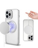 Huse silicon cu incarcare magetica wireless pentru Iphone 12 Pro Argintiu, Carcasa