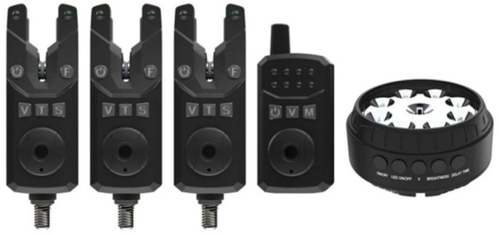 Set Avertizoare SONYK SKS Cu Statie Si Lampa Semnalizare Cort, 3+1