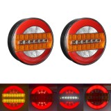 Cumpara ieftin BZRSH Set 2 Stopuri LED Spate 140mm 140mm 12-24V Semnalizare Dinamica Rosu Galben Portocaliu