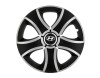 Set 4 capace roti Bis Gri-Negru R16 pentru gama auto Hyundai, Autohelix MSA