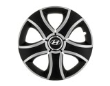 Cumpara ieftin Set 4 capace roti Bis Gri-Negru R16 pentru gama auto Hyundai, Autohelix MSA