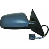 Oglinda exterioara Audi A6 (C5), 05.1997-05.2001, A6 (C5), 06.2001-01.2005 , partea Dreapta, culoare sticla crom, sticla convexa, carcasa neagra ,gru