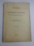 LE PAYS ET LE PEUPLE ROUMAIN - S. MEHEDINTI 1930