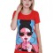 S282-3 Rochie scurta cu imprimeu colorat