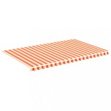 Cumpara ieftin Panza de rezerva copertina, galben si portocaliu, 5x3 m