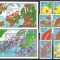 Nevis 1993 flori MI 742-749 + bl. 62, 63 MNH