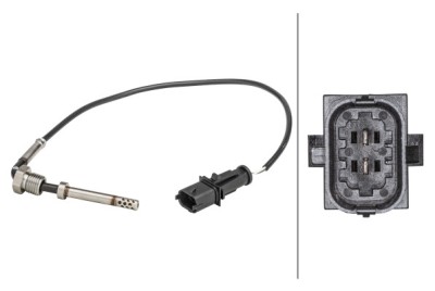 HELLA 6PT 358 181-201 Senzor, temperatura gaze evacuare foto