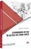 Schimbarea de sex in actele de stare civila - Bogdan Ionescu