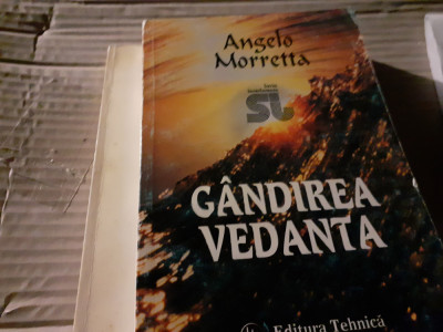 GANDIREA VEDANTA - ANGELO MORETTA, ED TEHNICA 1996, 414 PAG foto