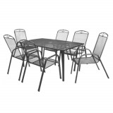 Cumpara ieftin Set mobilier pentru gradina HECHT Navassa Set 6, masa cu 6 scaune