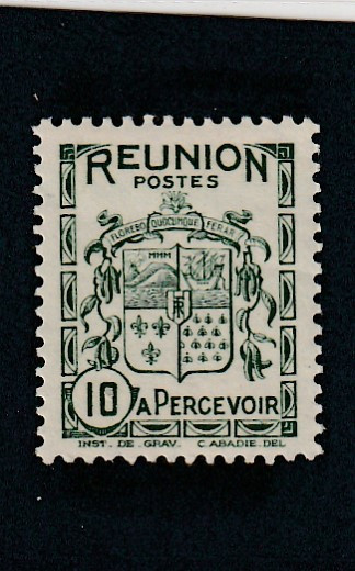 Reunion 1933 - Taxe.,dant., MNH,Mi.P17