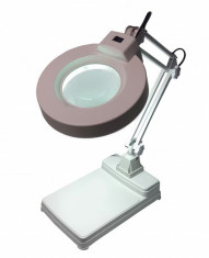 RESIGILAT - Lampa profesionala cu lupa si neon circular, ideala pentru ceasornicari, cosmeticieni, service gsm - R8323 foto