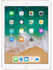 Tableta Apple iPad 9.7 (2018), Procesor Quad-Core 2.34GHz, IPS LCD Capacitive touchscreen 9.7inch, 2GB RAM, 128GB Flash, 8MP, Wi-Fi, 4G, iOS (Auriu) foto