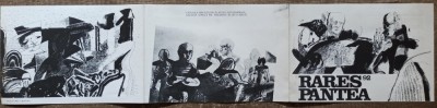 Pliant expozitie de grafica Rares Pantea 1992 foto