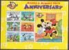 Dominica 1998 Disney MI 2508-2514 serie + kleib + 2 bl. 355,356 MNH, Nestampilat
