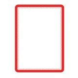 Buzunar magnetic DJOIS A4 ramă roșie set 2 bucăți