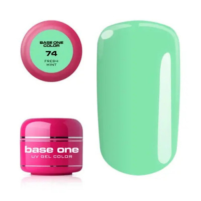 Gel UV Silcare Base One Color - Fresh Mint 74, 5g foto