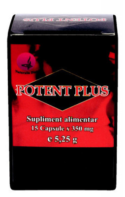 Potent Plus, 15 cps, Naturalia Diet foto