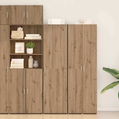 vidaXL Bufet stejar artizanal 50 x 42.5 x 185 cm Lemn compozit 3365586