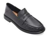 Mocasini EPICA negri, V1729D1, din piele naturala