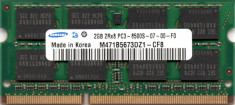 Memorie Ram Laptop Samsung 2GB DDR3 PC3-8500S 1066Mhz M471B5673DZ1 foto