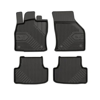 Set Covorase Auto din cauciuc Tip Tavita Premium 3D Seat Leon (2012-2020) foto