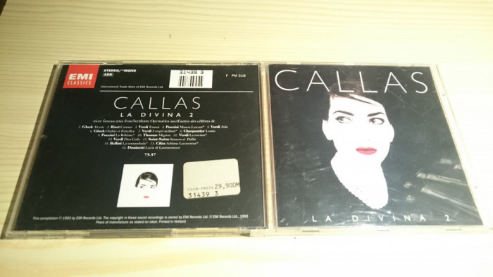 [CDA] Maria Callas - La Divina 2 - cd audio original