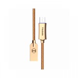 Cablu MicroUSB Mcdodo Auto Disconnect Gold (1m, QC3.0, led indicator)