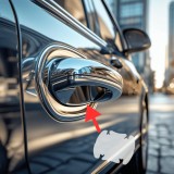 Set 4 Stickere Protectie Transparente pentru Manere Usi Auto , Anti-Zgarieturi