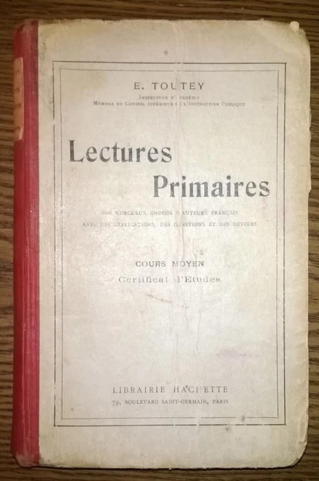 E. Toutey - Lectures Primaires [1934]