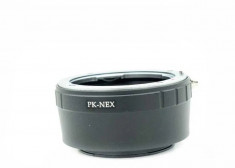 Adaptor Pentax K la Sony E ( mirrorless A7, A7 Ii, A7 R etc) foto